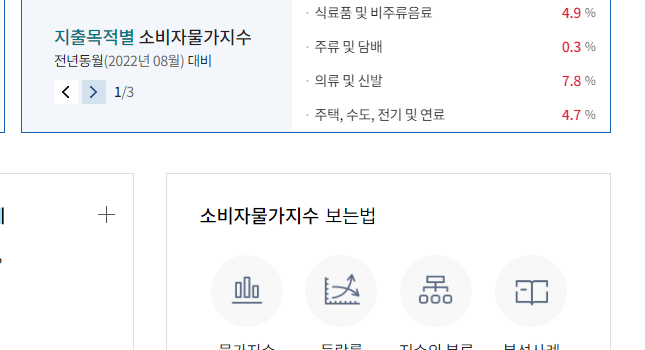 주가와 소비자물가지수의 관계