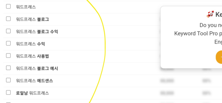 SEO Keywords Tool 추천