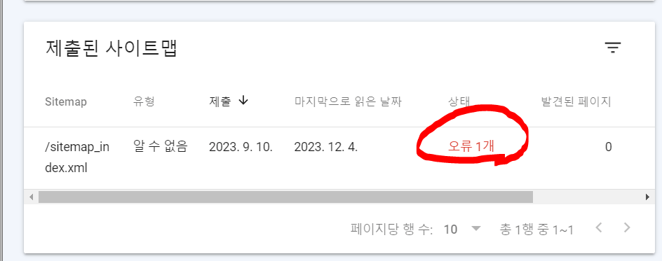 워드프레스 Rank Math 사이트맵 문제 image 1